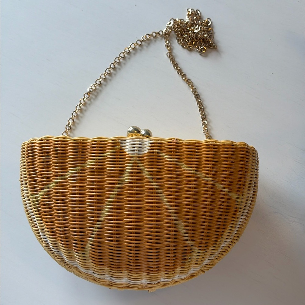 Serpui straw bag